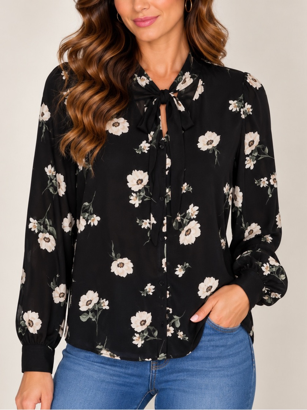If By Sea Floral Blouse